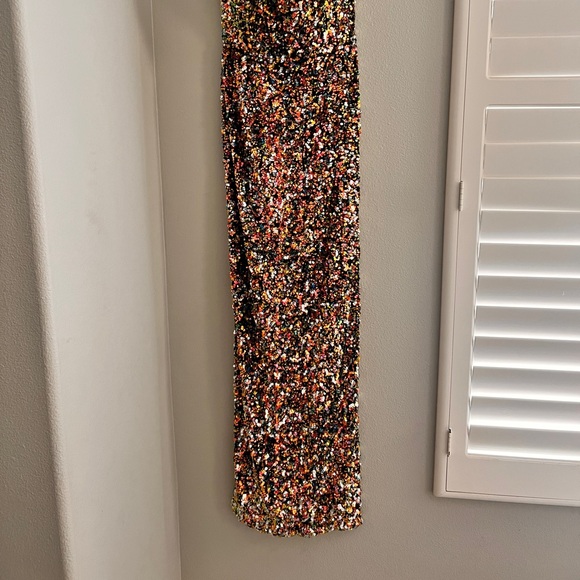 NWT Helsi  Strapless Sequin Long Gown Dress - Picture 10 of 12
